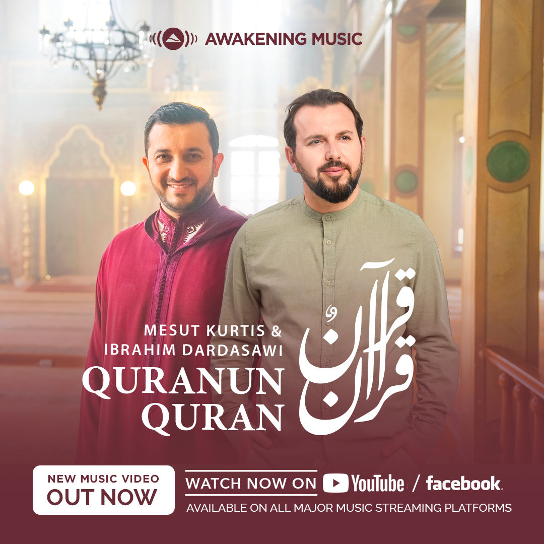 A poster promotes the song "Quranun Quran"
